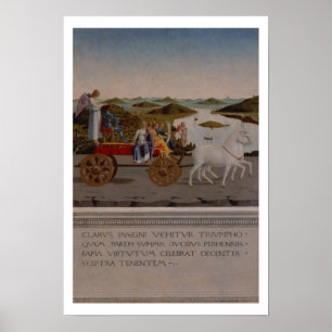 Triumph von Federigo da Montefeltro, Herzog von Ur Poster