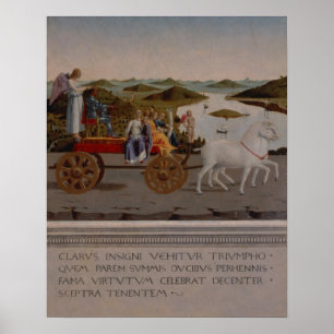 Triumph von Federigo da Montefeltro, Herzog von Ur Poster