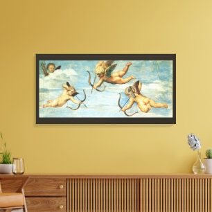 Triumph von Galatea Angels Detail von Raphael Sanz Leinwanddruck