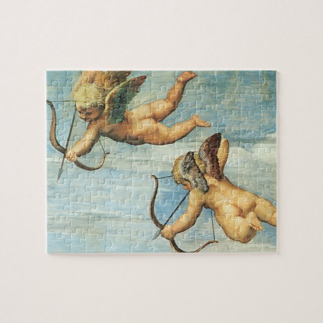 Triumph von Galatea Angels Detail von Raphael Sanz Puzzle (Horizontal)
