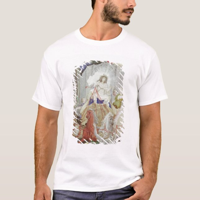 Triumph von König Louis XIV von Frankreich T-Shirt (Vorderseite)