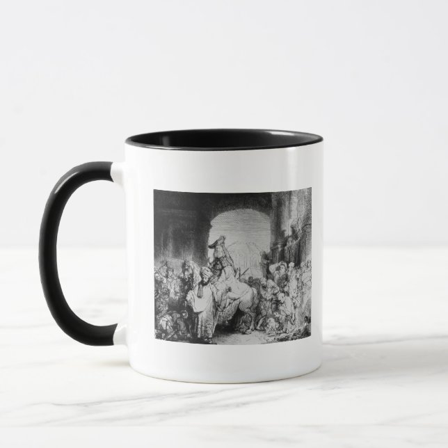 Triumph von Mordecai, c.1640 Tasse (Links)