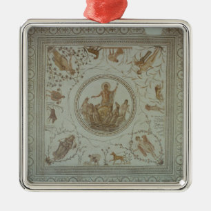 Triumph von Neptun und von vier Jahreszeiten Ornament Aus Metall