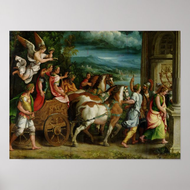Triumph von Titus und Vespasian, c.1537 Poster (Vorne)