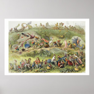 Triumphaler März des Elf-Königs, Abbildung Poster