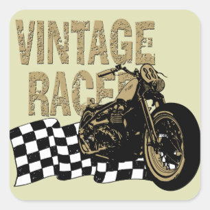 TriumphBobber Quadratischer Aufkleber