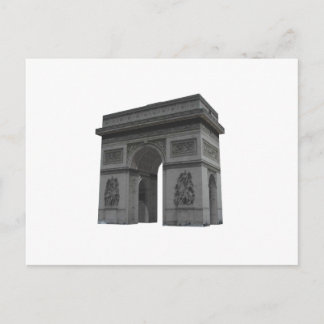 Triumphbogen: 3D-Modell: Postkarte