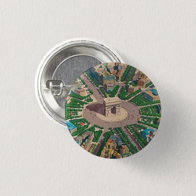 Triumphbogen-Button Button (Vorne & Hinten)