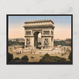 Triumphbogen, de l'Etoile, Paris, Frankreich klass Postkarte