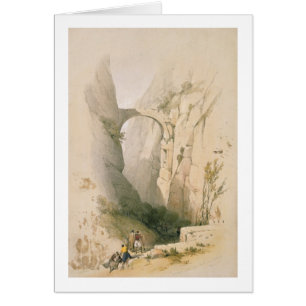 Triumphbogen, der die Schlucht führt zu Petr