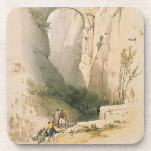 Triumphbogen, der die Schlucht führt zu Petr Getränkeuntersetzer