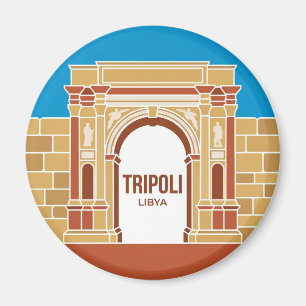 Triumphbogen des Mark Aurel Libyen Magnet