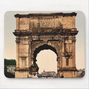 Triumphbogen des Titus, Rom, Italien klassisches F Mousepad