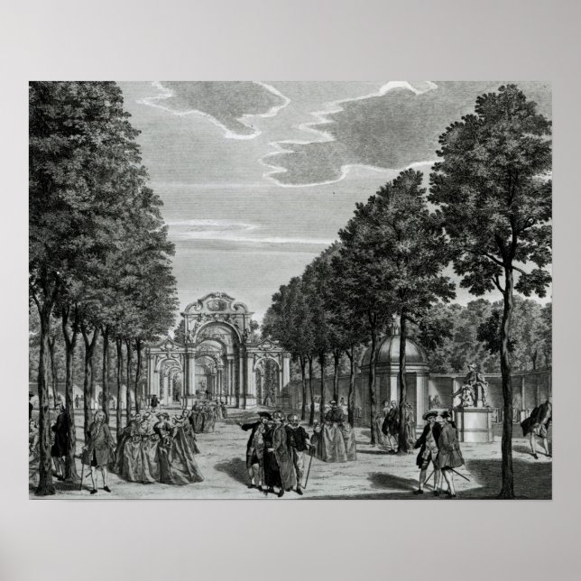 Triumphbogen, Händelstatue im Süden Poster (Vorne)