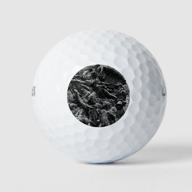 Triumphbogen Marseillaise rude Vintag Paris Golfball (Vorderseite)