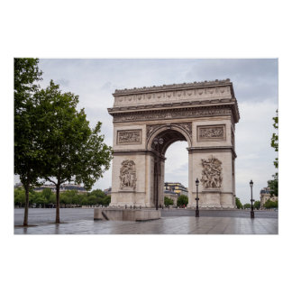Triumphbogen Paris Frankreich Wahrzeichen Poster