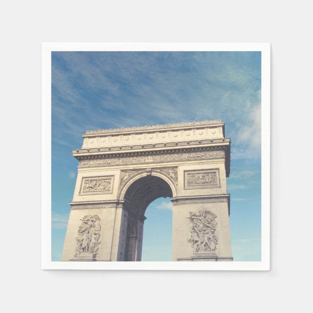 Triumphbogen Paris Serviette (Vorderseite)