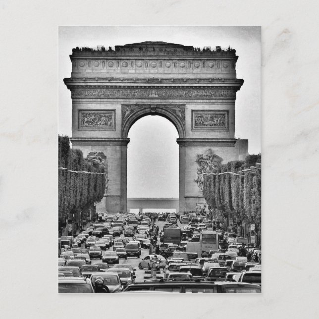 Triumphbogen Postkarte (Vorderseite)