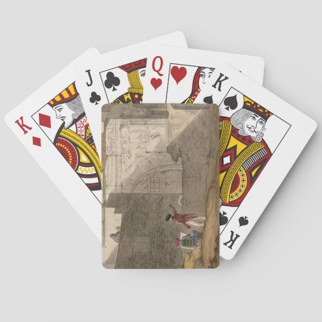 Triumphbogen, Tripoli, überziehen 4 von 'einer Spielkarten (Rückseite)