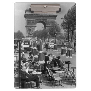 Triumphbogen Vintag France Klemmbrett