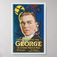 Triumphe American Tour George Vintage Poster