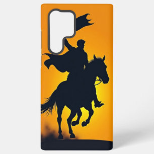 "Triumphierender Angriff: Eine Silhouette bei Morg Samsung Galaxy Hülle