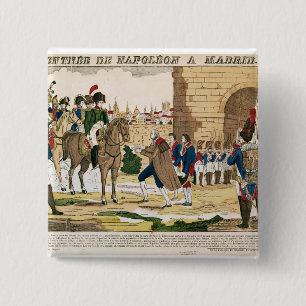 Triumphierender Eintritt der Franzosen in Madrid Button
