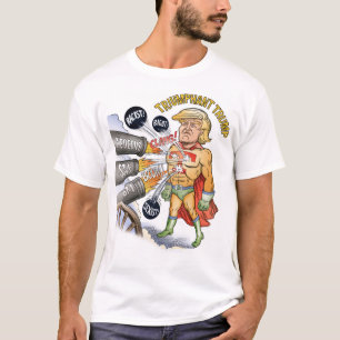 Triumphierender Trumpfsuperheld T - Shirt