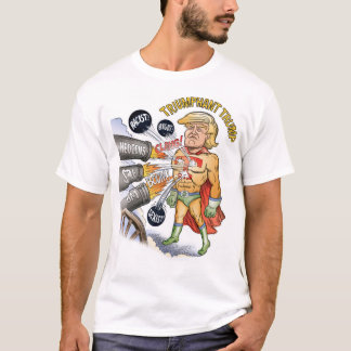 Triumphierender Trumpfsuperheld T - Shirt