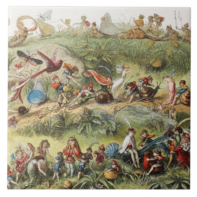 Triumphmarsch des Elfenkönigs, Feen, Goblins Fliese (Vorderseite)