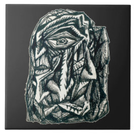 Triumvirat, Tinte zeichnend Fliese