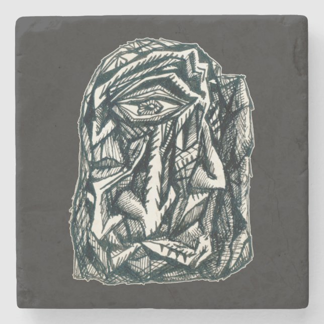 Triumvirat, Tinte zeichnend Steinuntersetzer (Vorderseite)