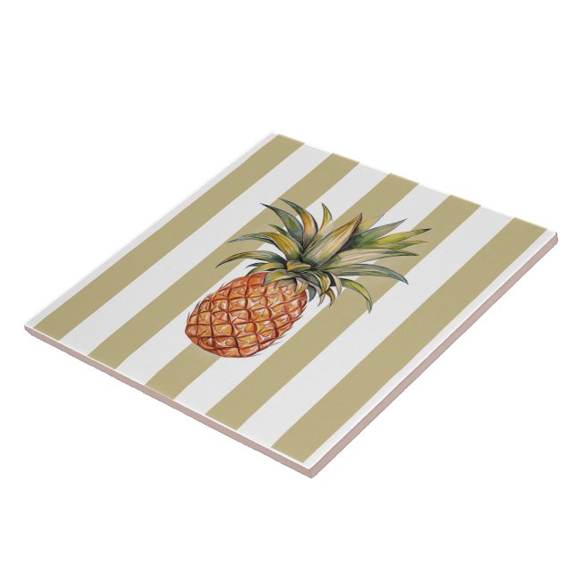 Trivet - Ananas Fliese (Seite)