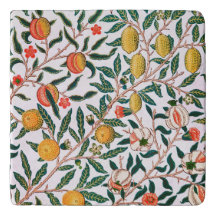 TRIVET: WILLIAM MORRIS : POMEGRANATE