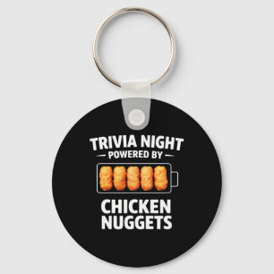 Trivia-Abend unterstützt von Chicken Nuggets Schlüsselanhänger