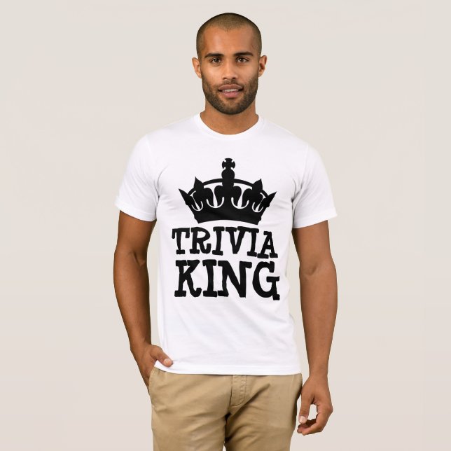 TRIVIA KING MENS T - SHIRT (Vorne ganz)