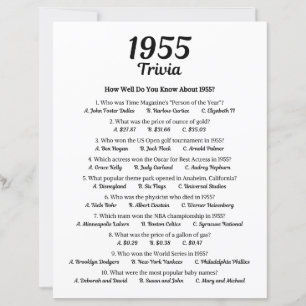 Trivia-Spiel 1955
