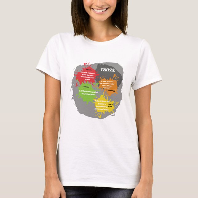 Trivialfragen T-Shirt (Vorderseite)