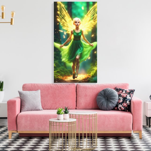 Trixie die Pixie Leinwanddruck (Insitu (Wohnzimmer))