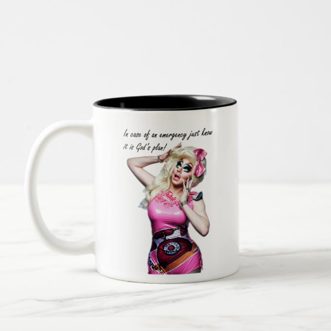 Trixie Mattel - Im Notfall Zweifarbige Tasse (Links)