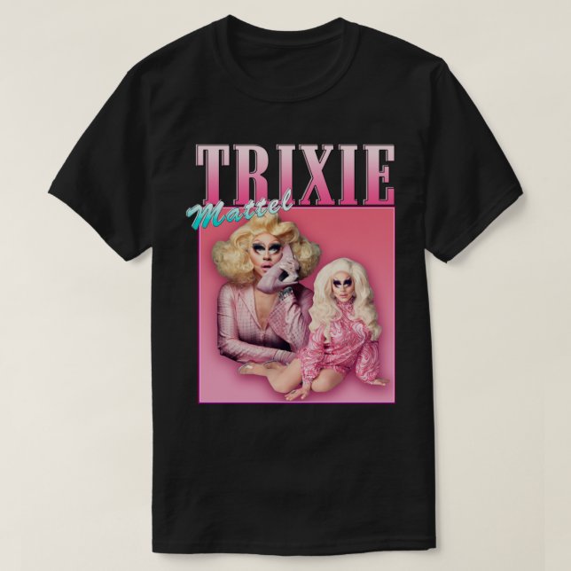 Trixie Mattel Vintages Retro-Design T-Shirt (Design vorne)