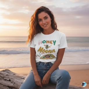 TRIXIE Retro 70er-Thema Frischvermählte Braut  T-Shirt