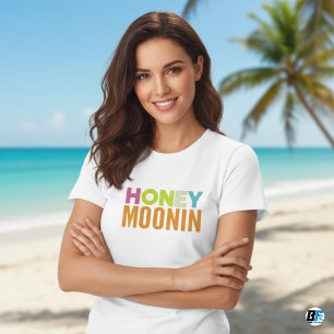 TRIXIE Retro 70er-Themen-Honeymoonin-Braut  T-Shirt