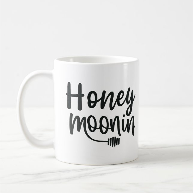 TRIXIE Retro 70's Themed Honeymoonin' Bride Kaffeetasse (Links)
