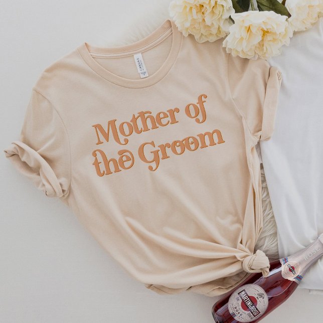 TRIXIE Retro 70's Themed Mother of the Groom T-Shirt (Von Creator hochgeladen)