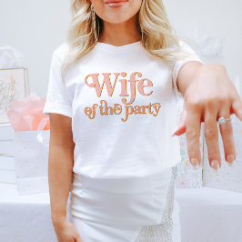 TRIXIE Retro-Ehefrau der Party-Bachelorette-Gruppe T-Shirt