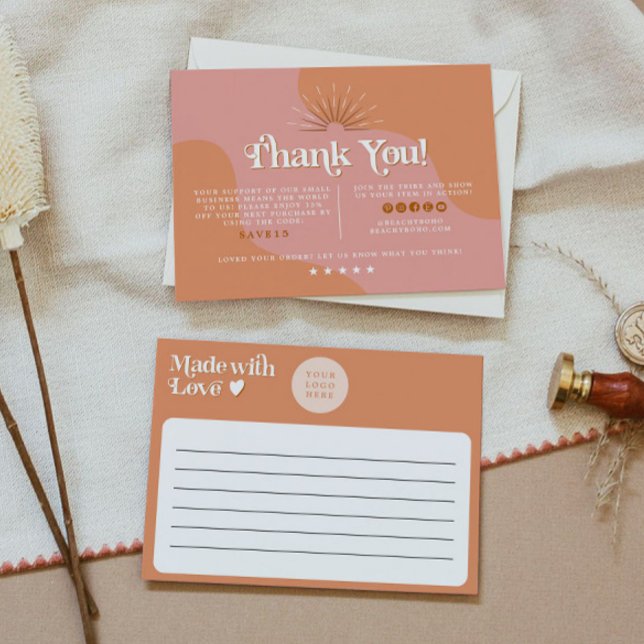 TRIXIE Retro Orange Pink 70er Unternehmen Vielen D Einladung (Von Creator hochgeladen)