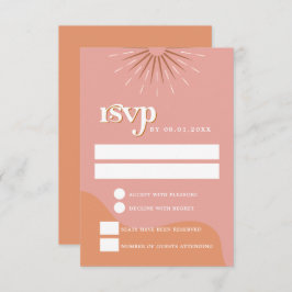 TRIXIE Retro Pink und Orange 70er UAWG Postkarte