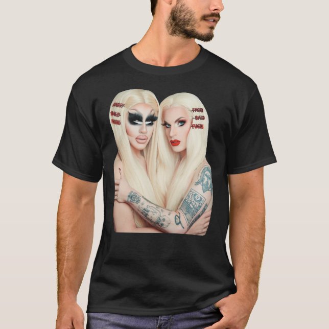 Trixie und Katya Book UNHhh Classic T - Shirt (Vorderseite)