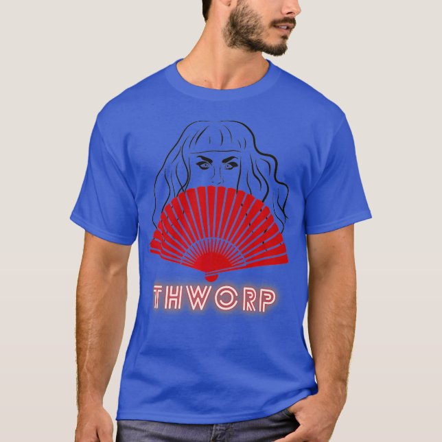 Trixie und Katya Thworp Fan Premium T-Shirt (Vorderseite)